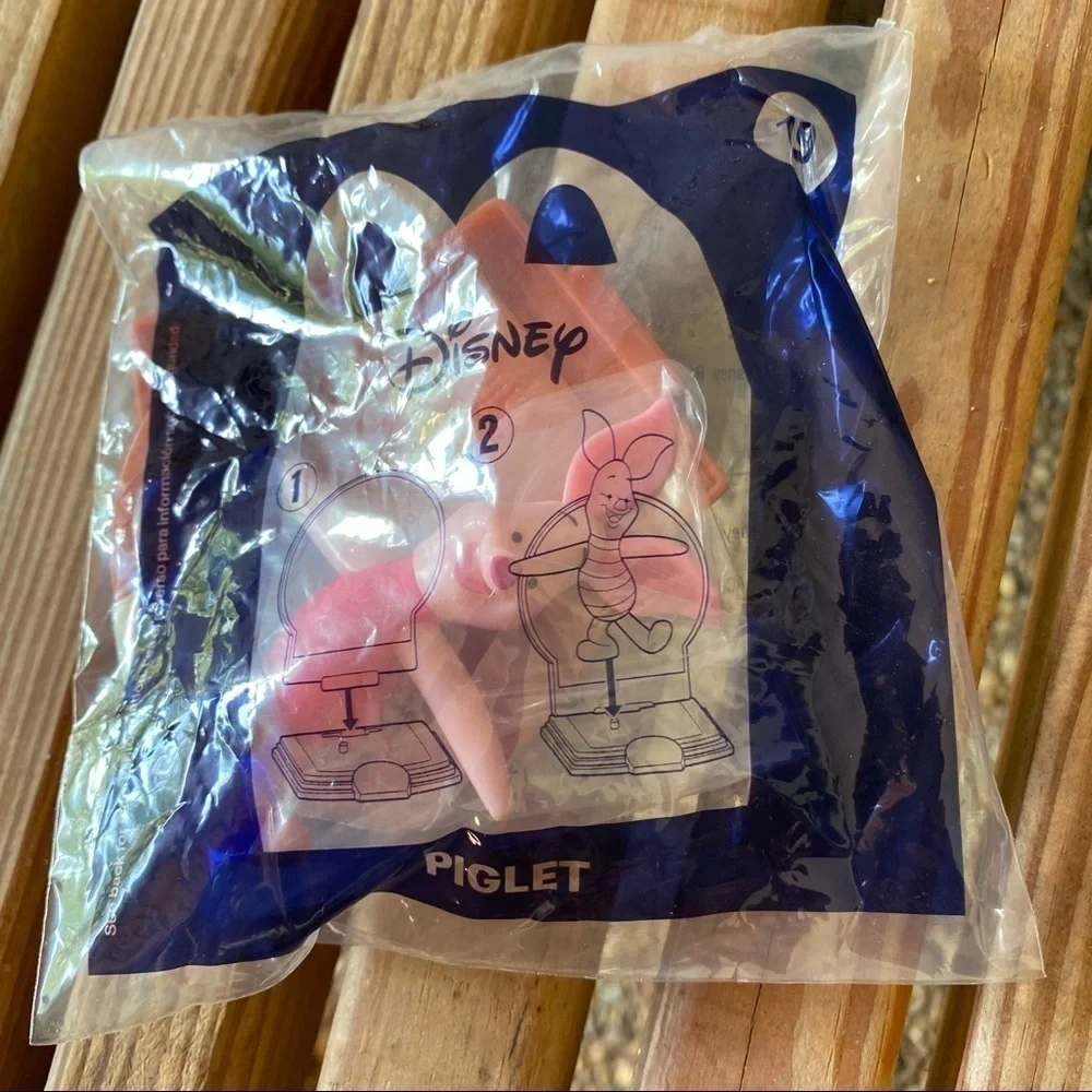 Walt Disney World 50th‎ Anniversary Piglet Pooh McDonalds Kids Toy Happy Meal